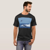 Im Flugzeug Motorboot und Hubschrauber T-Shirt (Vorne ganz)