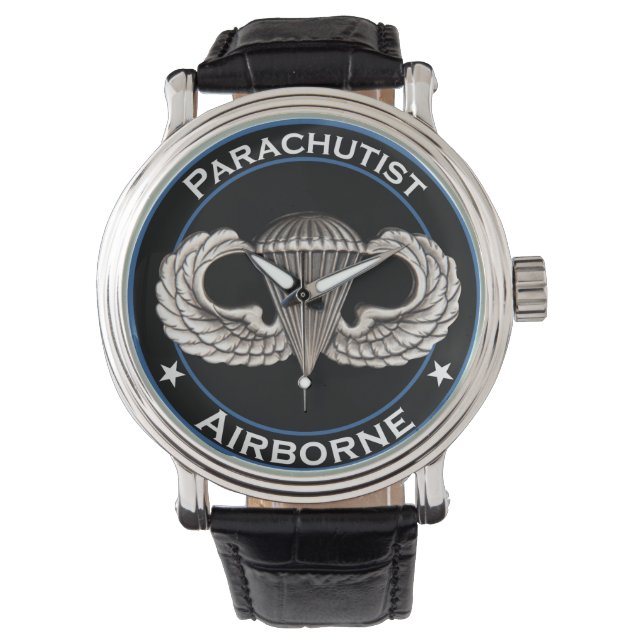 Im Flugzeug Parachutist Armbanduhr (Vorderseite)