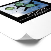 im Flugzeug Poster (Ecke)