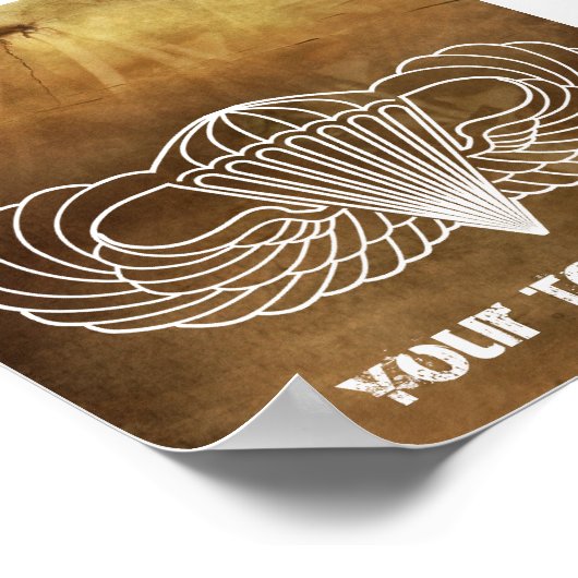 Im Flugzeug Poster (Ecke)