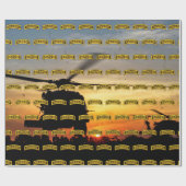 im Flugzeug Ranger der Armee für das Anfeuern von  Geschenkpapier (Flach)