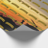 im Flugzeug Ranger der Armee für das Anfeuern von  Geschenkpapier (Ecke)