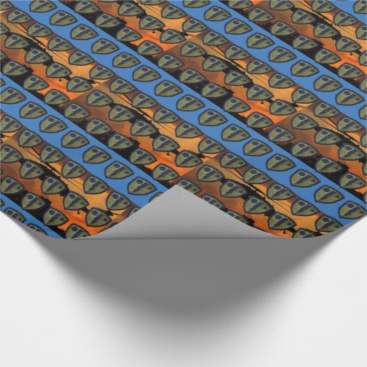 Im Flugzeug Ranger der Armee für das Anpfiff Geschenkpapier (Ecke)