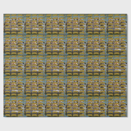 Im Flugzeug Ranger der Armee für das Anpfiff Geschenkpapier (Flach)