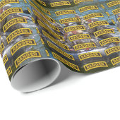 Im Flugzeug Ranger der Armee für das Anpfiff Geschenkpapier (Rolleneckpunkt)