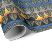 Im Flugzeug Ranger der Armee für das Anpfiff Geschenkpapier (Rolleneckpunkt)