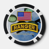 im Flugzeug Ranger der Armee Poker Chips (Rückseite)