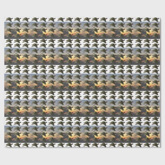 Im Flugzeug Ranger LRPS LRP Recon Heckenschützen Geschenkpapier (Flach)