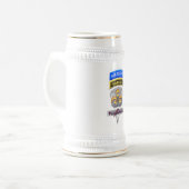 Im Flugzeug Ranger Master Flaming Parachutist Flüg Bierglas (Vorderseite Links)