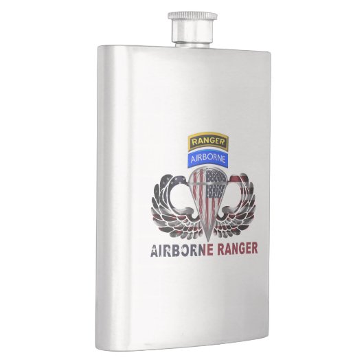 Im Flugzeug Ranger Master Flaming Parachutist Flüg Flachmann (Rechts)