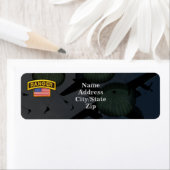 im Flugzeug Ranger Rücksendeadressen-Aufkleber (Insitu)