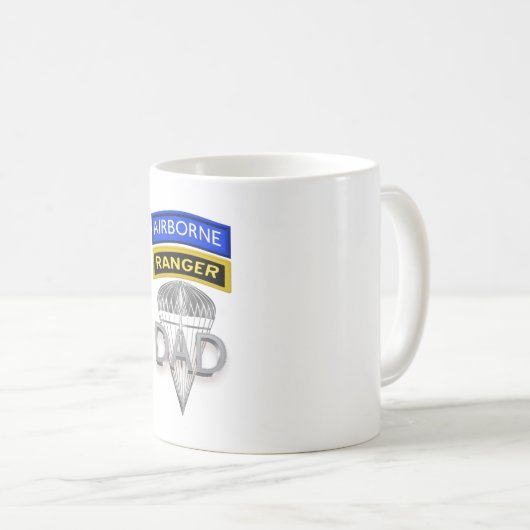 Im Flugzeug Ranger Vater Kaffeetasse (VorderseiteRechts)