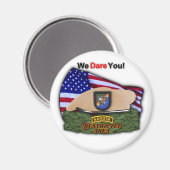 im Flugzeug Ranger Veteranen der Armee Magnet (Vorderseite/Rückseite)