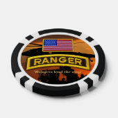 im Flugzeug Ranger Veteranen der Armee Pokerchips (Einzeln)
