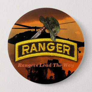 Im Flugzeug Ranger Veteranen Vets LRRP Button