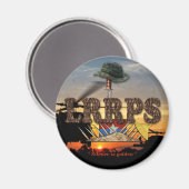 im Flugzeug Ranger vietnam war LRRPS Magnet (Vorderseite/Rückseite)