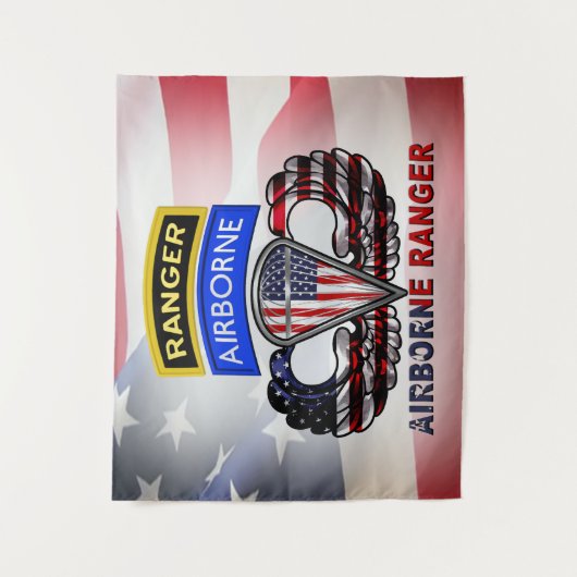 Im Flugzeug Ranger Wandteppich (Vorderseite)