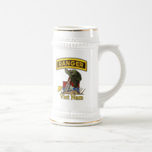 Im Flugzeug Rangers Veterans Vets LRRP Bierglas