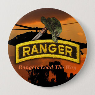 Im Flugzeug Rangers Veterans Vets LRRP Button