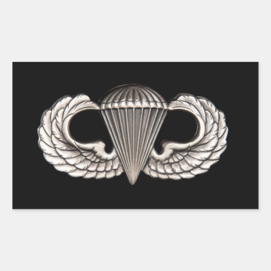 Im Flugzeug Rechteckiger Aufkleber (Vorderseite)