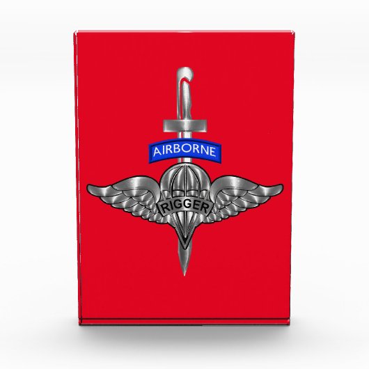 Im Flugzeug Rigger Dagger Custom Fotoblock (Vorderseite)