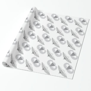 Im Flugzeug Rigger Geschenkpapier
