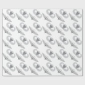 Im Flugzeug Rigger Geschenkpapier (Flach)