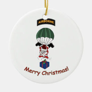 Im Flugzeug Santa Santa Santa Santa Santa Keramikornament