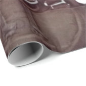 Im Flugzeug Schleifpapier Geschenkpapier (Rolleneckpunkt)