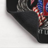 im Flugzeug Schwarze Mousepad (Ecke)