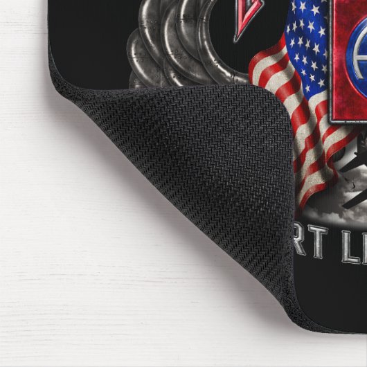 im Flugzeug Schwarze Mousepad (Ecke)