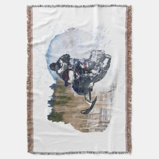 Im Flugzeug Snowmobile Decke (Vorderseite Vertikal)