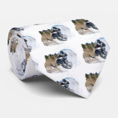 Im Flugzeug Snowmobile Krawatte (Gerollt)