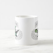 Im Flugzeug Sprung mit Flügeln Kaffeetasse (Mittel)