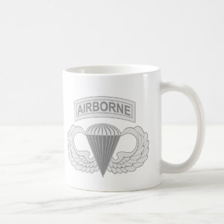 Im Flugzeug Sprungs-Flügel Kaffeetasse