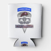 Im Flugzeug Tab Steel Paratrooper Jump Wings Dosenkühler (Vorderseite)