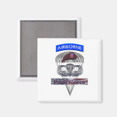 Im Flugzeug Tab Steel Paratrooper Jump Wings Magnet (Vorderseite/Rückseite)