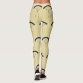 Im Flugzeug Traumflug: Windflüster Leggings (Rückseite)