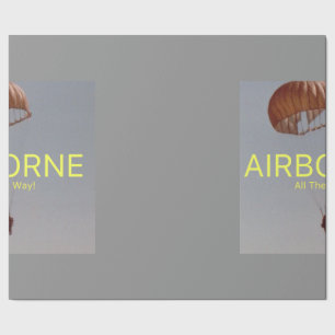 Im Flugzeug Verpackungs-Papier Geschenkpapier