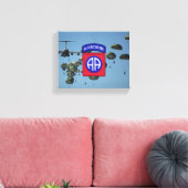 im Flugzeug Veteranen der 82. Leinwanddruck (Insitu (Wohnzimmer))