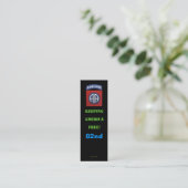 im Flugzeug Veteranen-Veteranen-Buchmarkierung 82 Mini Visitenkarte (Stehend Vorderseite)