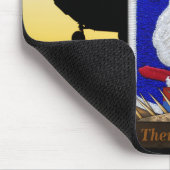 im Flugzeug vietnam Kriegsvets Mousepad (Ecke)
