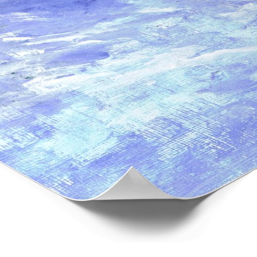 im Flugzeug Vorlauf Poster (Ecke)