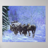 im Flugzeug Vorlauf Poster (Vorne)