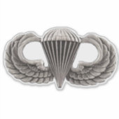 Im Flugzeug Wings Aufkleber (Vorderseite)