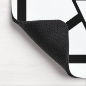 IM FLUGZEUG ZEICHEN MOUSEPAD (Ecke)