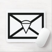 IM FLUGZEUG ZEICHEN MOUSEPAD (Mit Mouse)