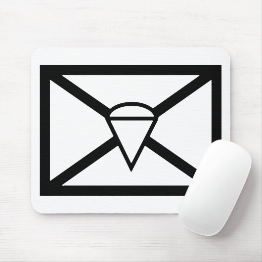 IM FLUGZEUG ZEICHEN MOUSEPAD (Mit Mouse)