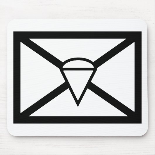 IM FLUGZEUG ZEICHEN MOUSEPAD (Vorne)