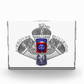 im Flugzeug Zollformalitäten der 82. Division Fotoblock (Vorderseite)